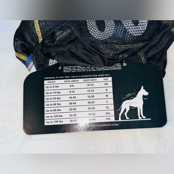 Steelers Pet Jersey sz M NEW! - Picture 4 of 5